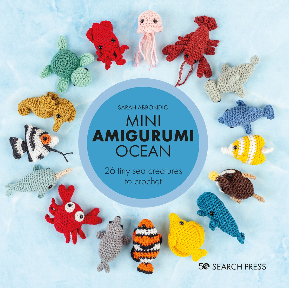 Mini Amigurumi Ocean Crochet Book by Sarah Abbondio - Paper Pattern