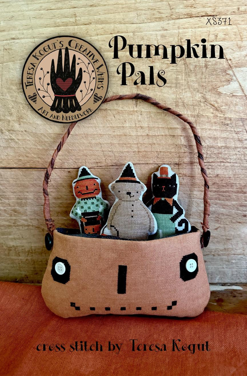 Pumpkin Pals Cross Stitch by Teresa Kogut - Paper Pattern