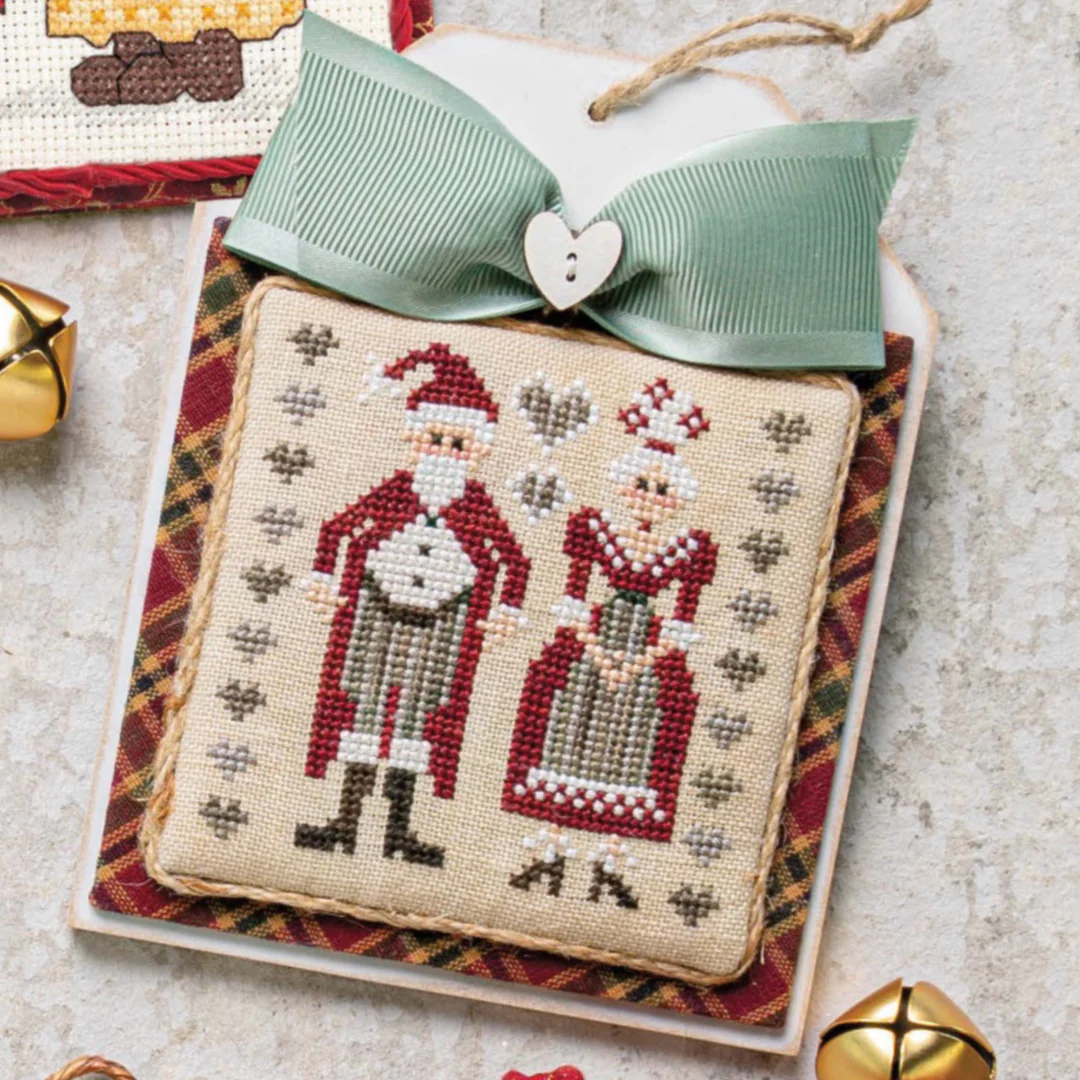 Mr. & Mrs. Claus Cross Stitch by Dirty Annie's - Paper Pattern