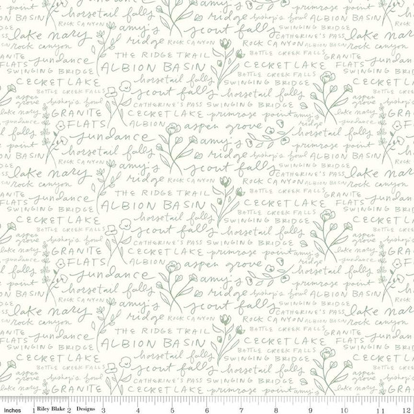 Albion | C14595 | Text - Cream