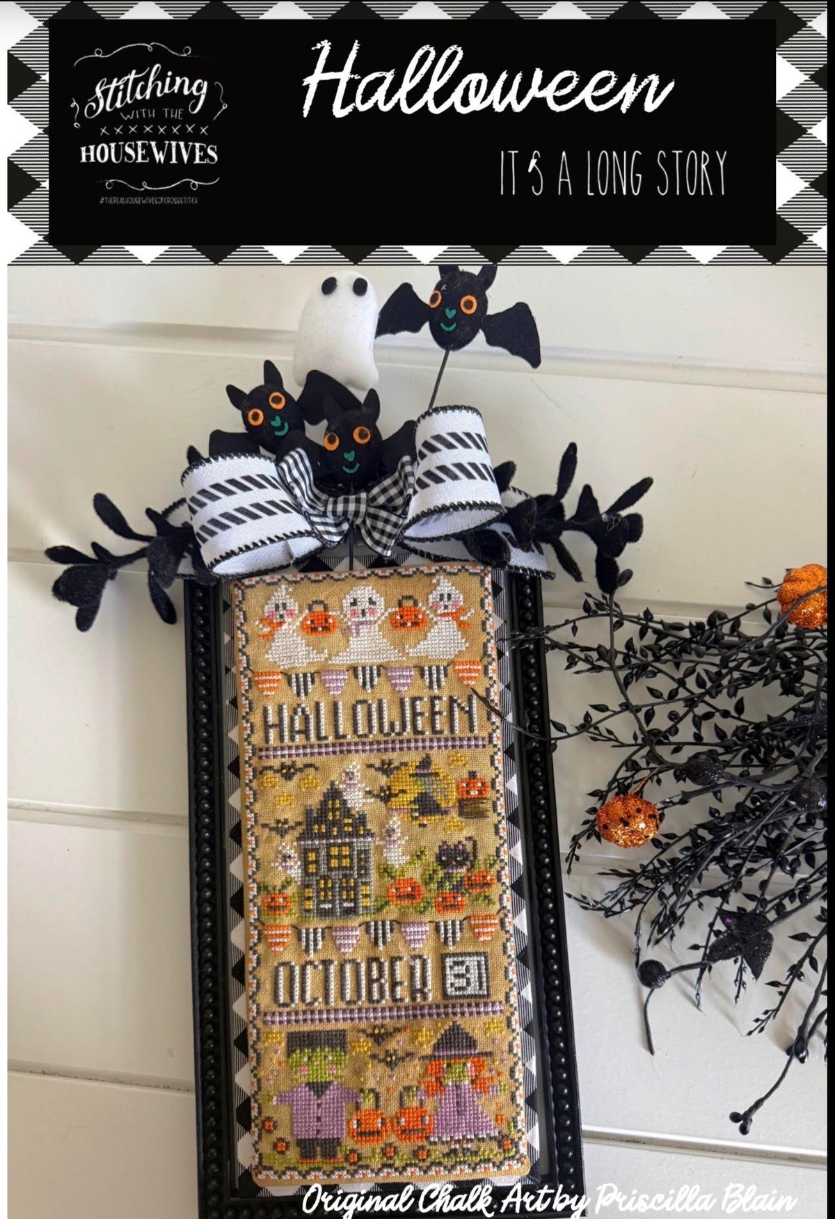 Halloween Cross Stitch by Stitching with the Housewives - Paper Pattern