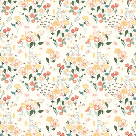 New Beginnings | C15751 | Floral - Cream