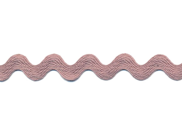 Medium Ric Rac, 1/2 inch - Mauve