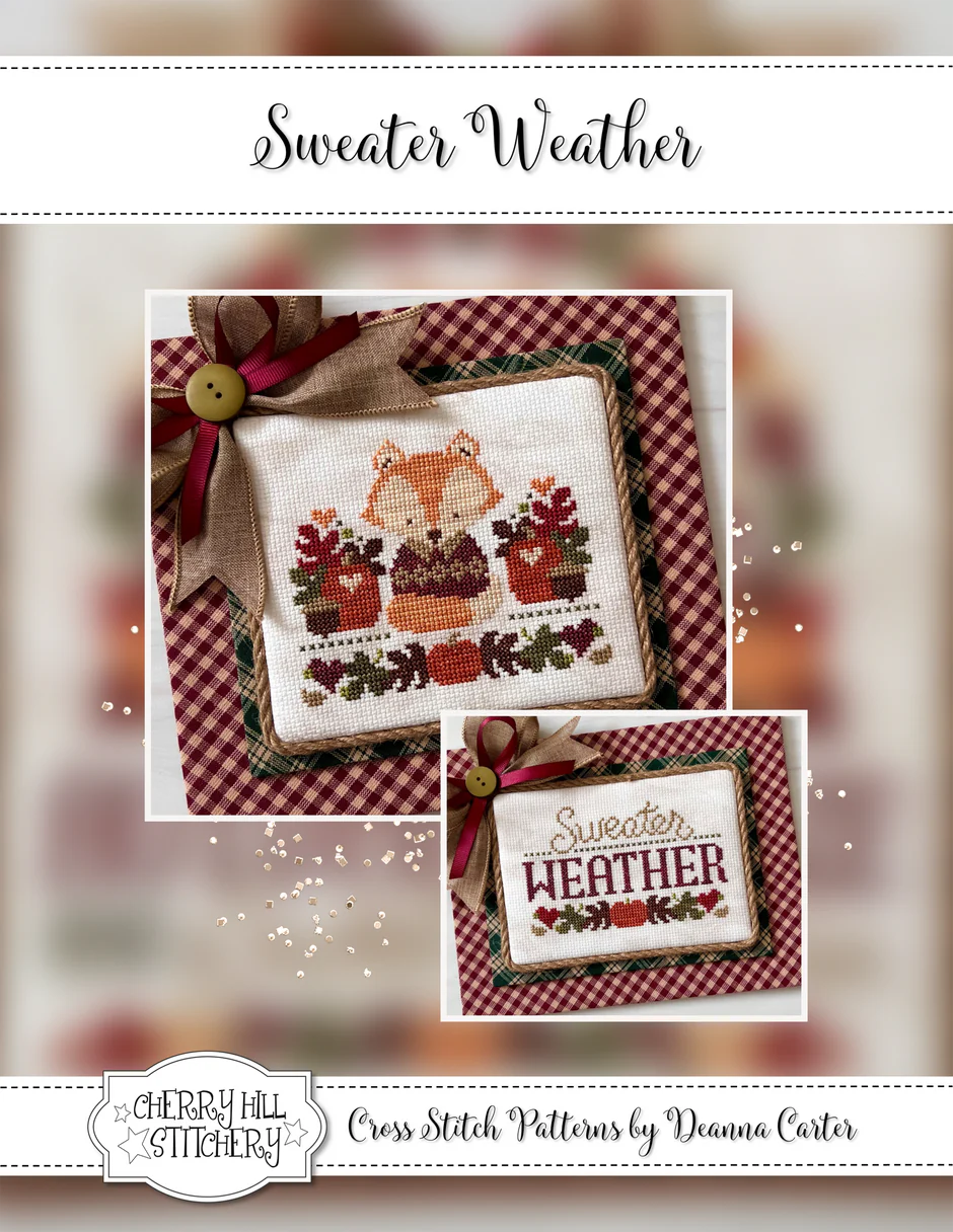 Sweater Weather by Cherry Hill Stitch Cross Stitch - Paper Pattern