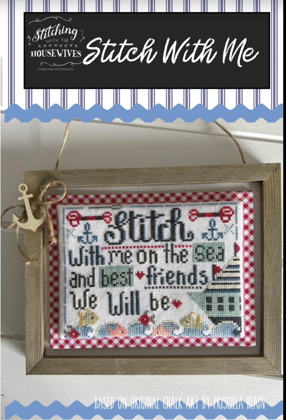 Stitch With Me Cross Stitch by Stitching with the Housewives - Paper Pattern