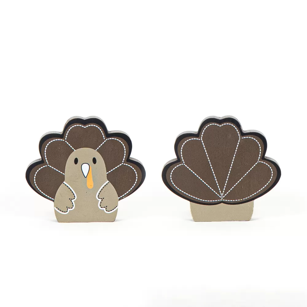 Turkey | The Adams Family Collection | 6x5x1 reversible wood cutout | 60249