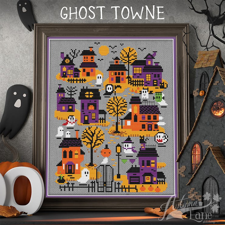 Ghost Towne by Autumn Lane Stitchery - Paper Pattern