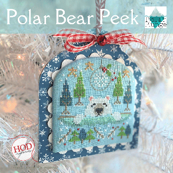 Polar Bear Peek by Hands on Design - Paper Pattern