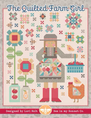 The Quilted Farm Girl Quilt Pattern by Lori Holt of Bee in my Bonnet - Paper Pattern