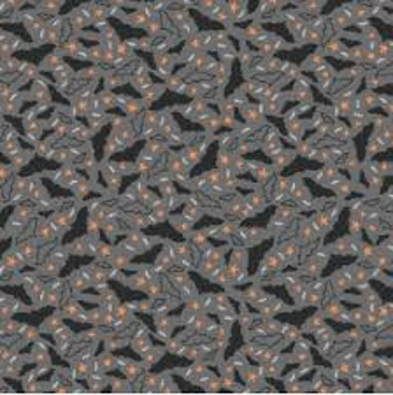 Tricks & Treats | 120-4269 | Bats and Bugs - Dark Grey