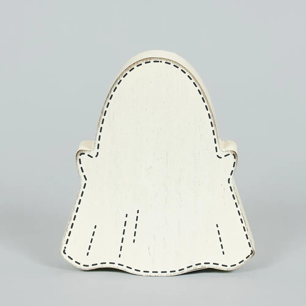 Ghost | Spookable Collection | 5x5x1 chunky wood shape | 50534