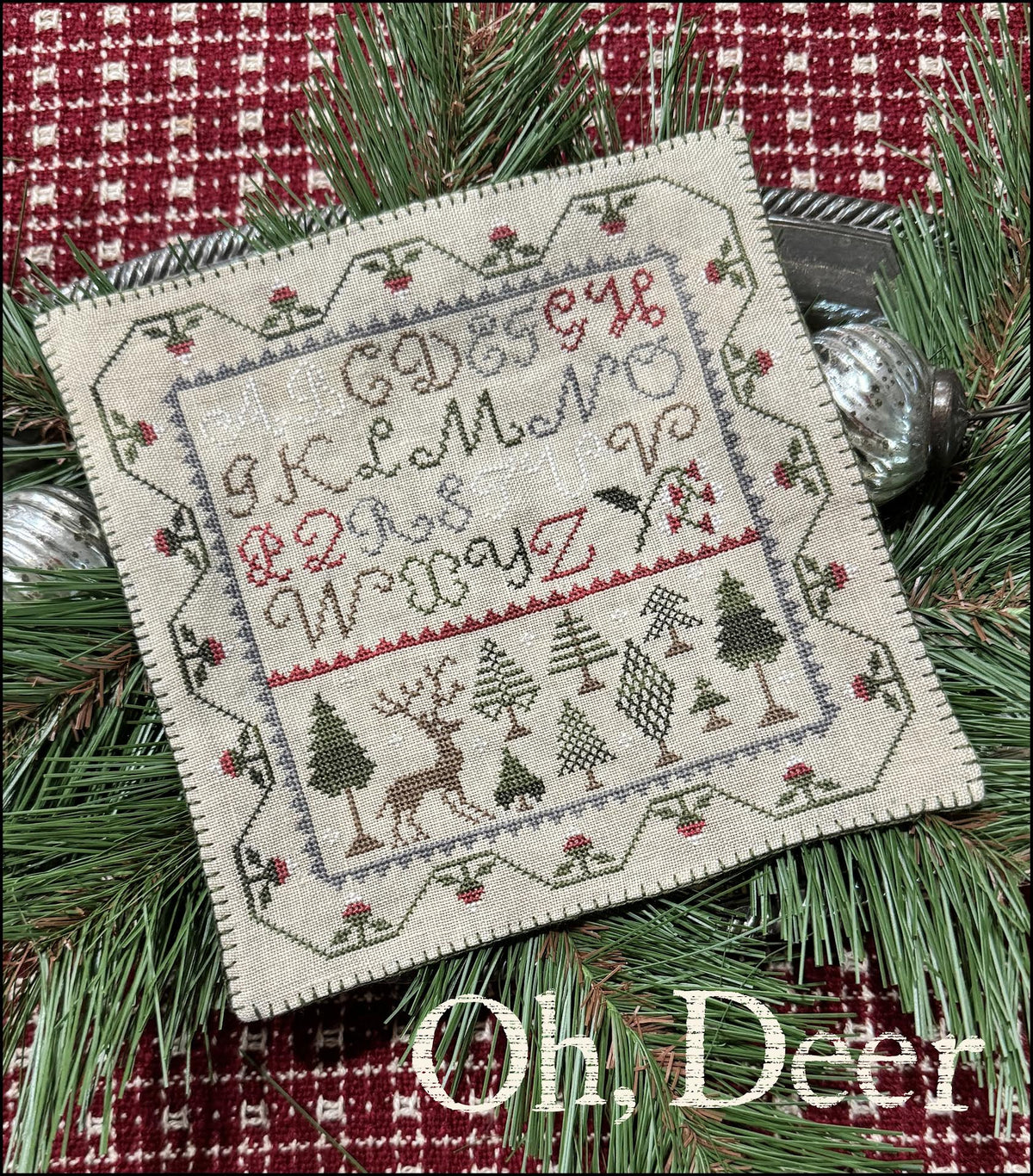 Oh, Deer Cross Stitch by The Scarlett House - Paper Pattern