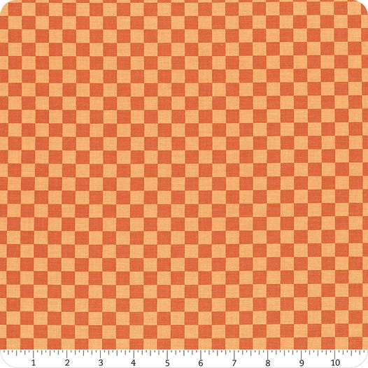 Hey Pumpkin | C16036 | Checks - Orange