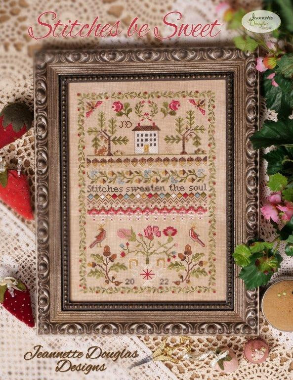 Pre-Order - Stitches Be Sweet Cross Stitch by Jeannette Douglas Designs - Paper Pattern