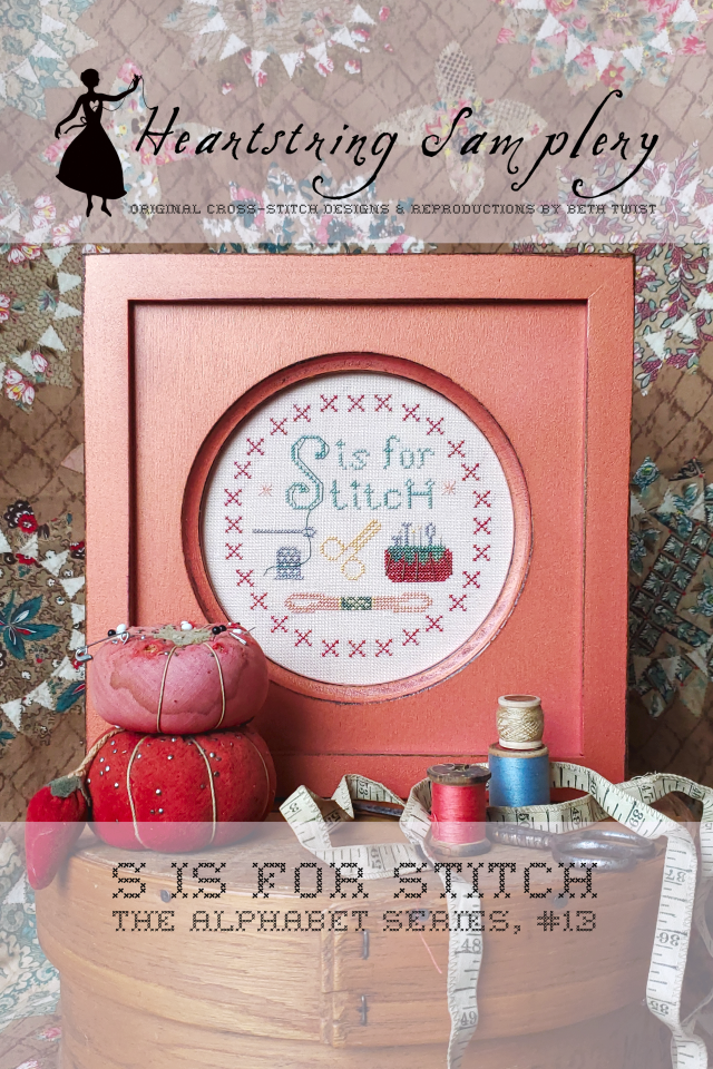 S Is For Stitch Cross Stitch by Heartstring Samplery - Paper Pattern ...
