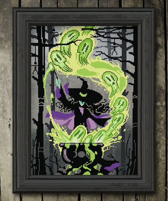 The Witches Spell Cross Stitch by Autumn Lane Stitchery - Paper Pattern