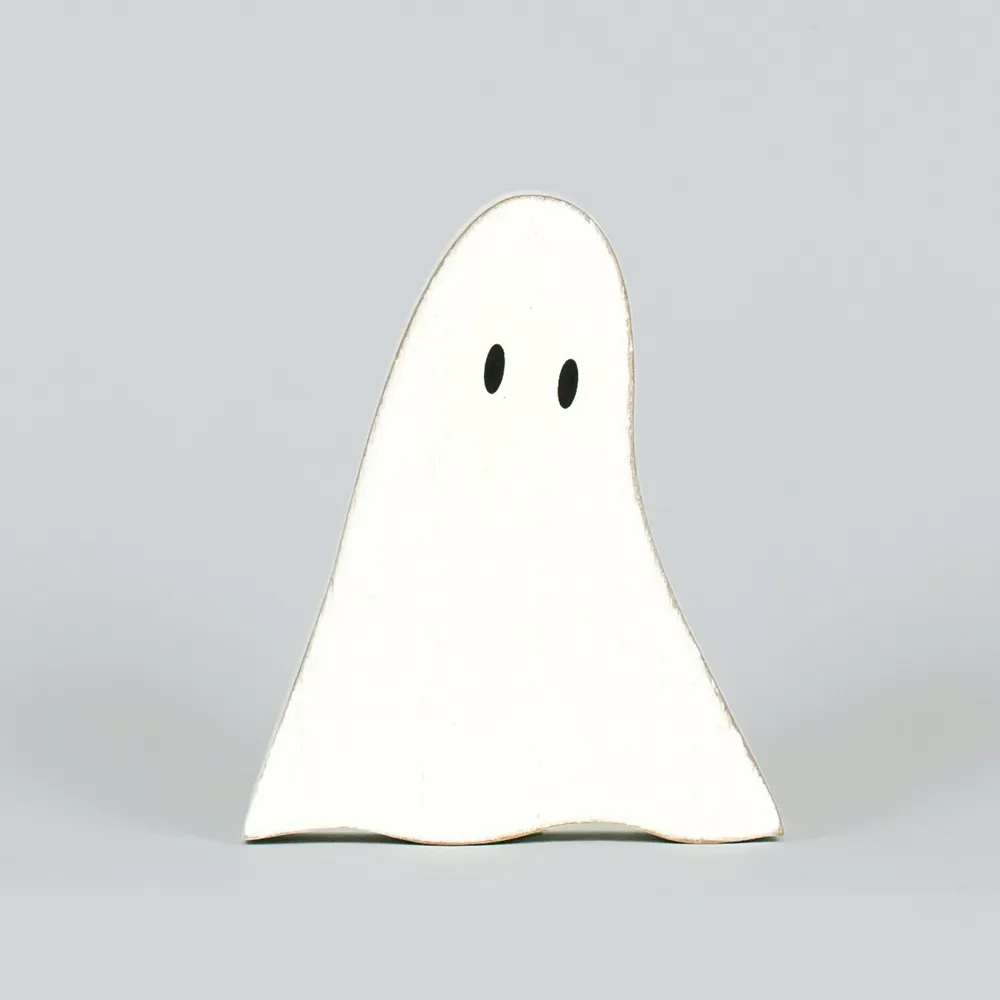 Ghost | Spooky Harvest Collection | 4x5x1 chunky wood shape | 50514