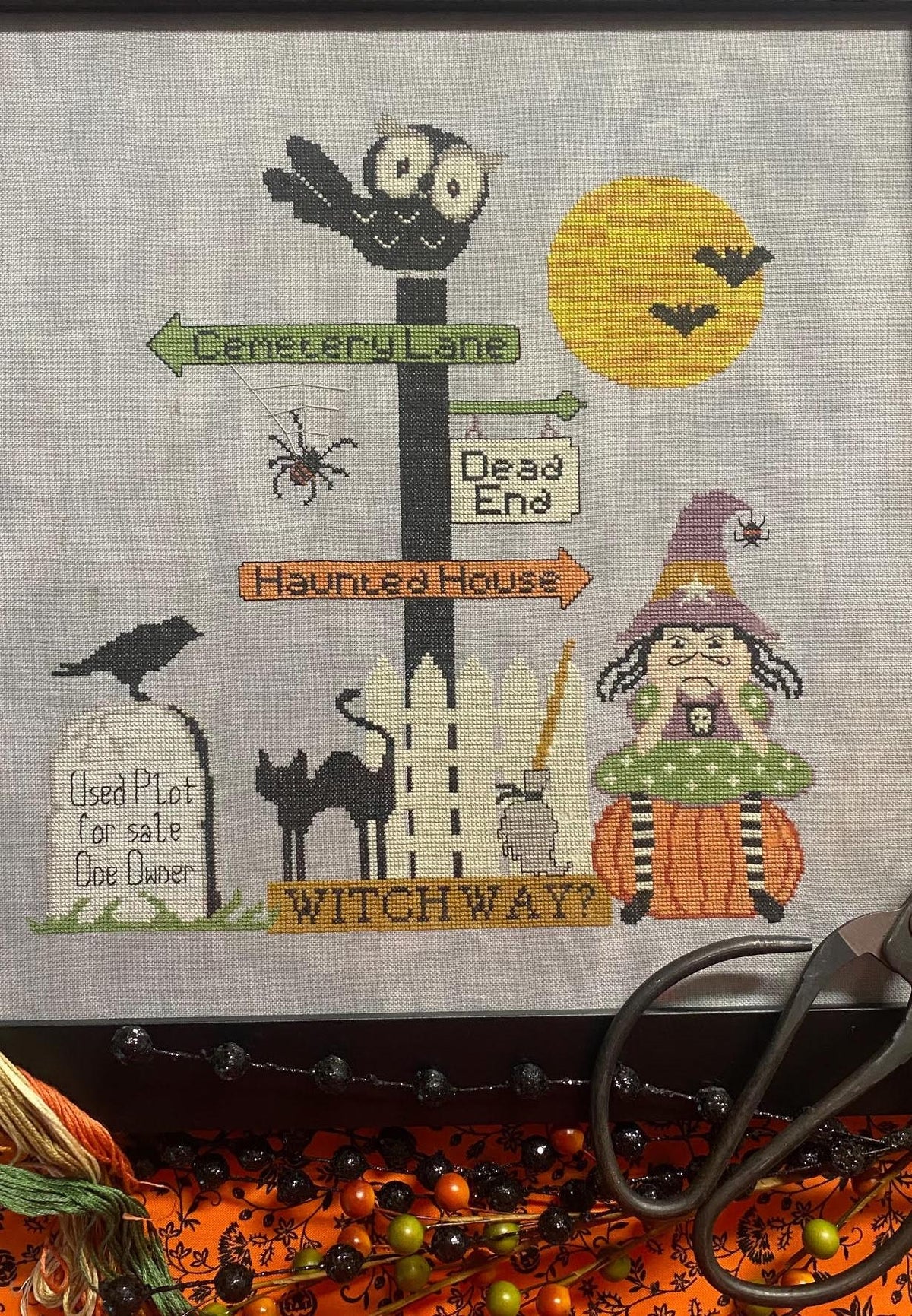 Pre-Order - Witch Way Cross Stitch by Cricklewood Crossing - Paper Pattern