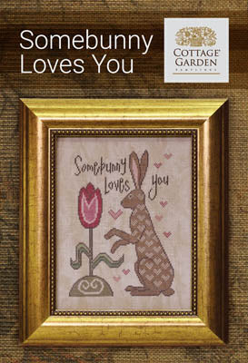 Somebunny Loves You Cross Stitch by Cottage Garden Samplings Paper Pattern