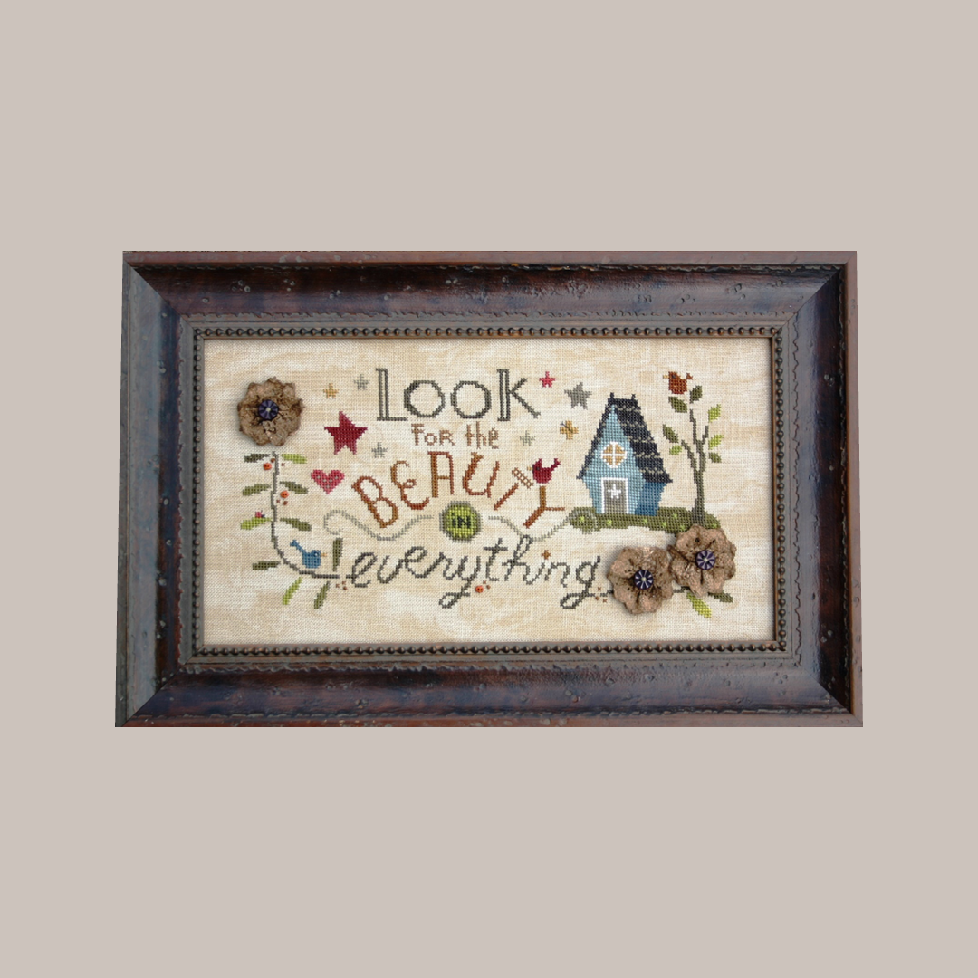 Look for the Beauty Cross Stitch by Bent Creek - Paper Pattern