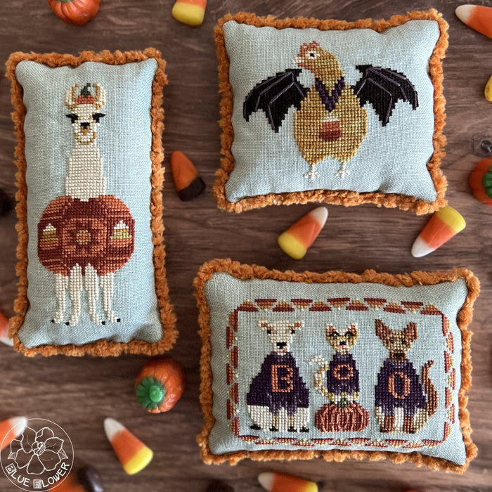 Candy Corn Crew Cross Stitch by The Blue Flower - Paper Pattern