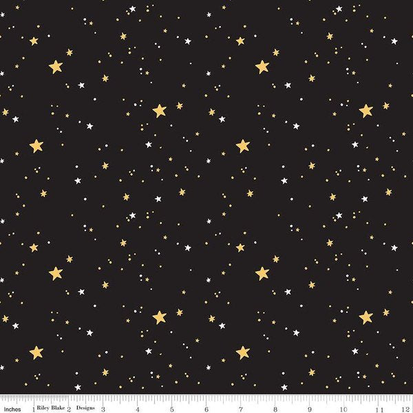Sophisticated Halloween | C14623 | Stars - Black