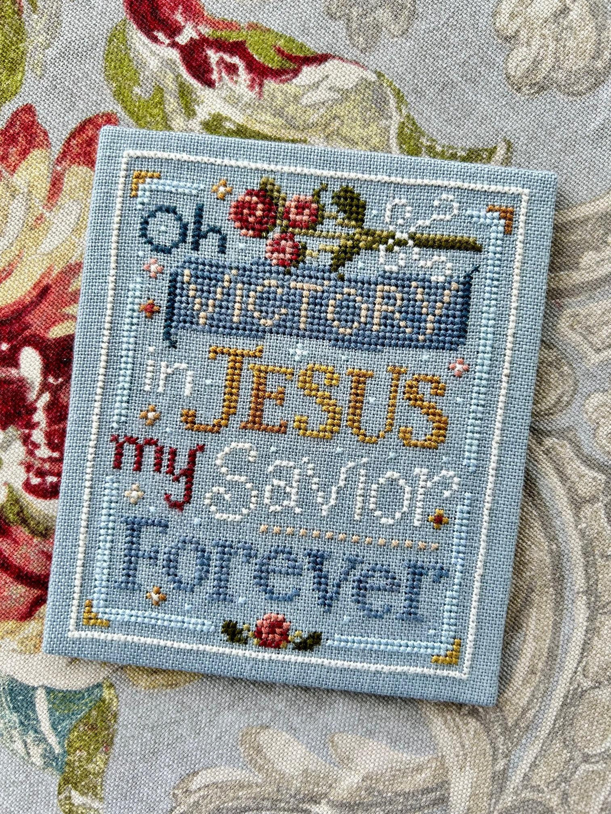 Victory in Jesus Cross Stitch by Sweet Wing Studio - Paper Pattern