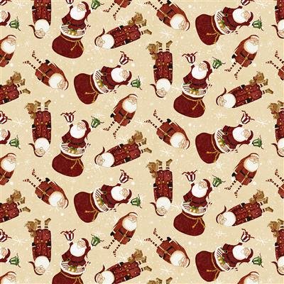 Gingerbread Christmas | Y4118-60| Santas - Cream
