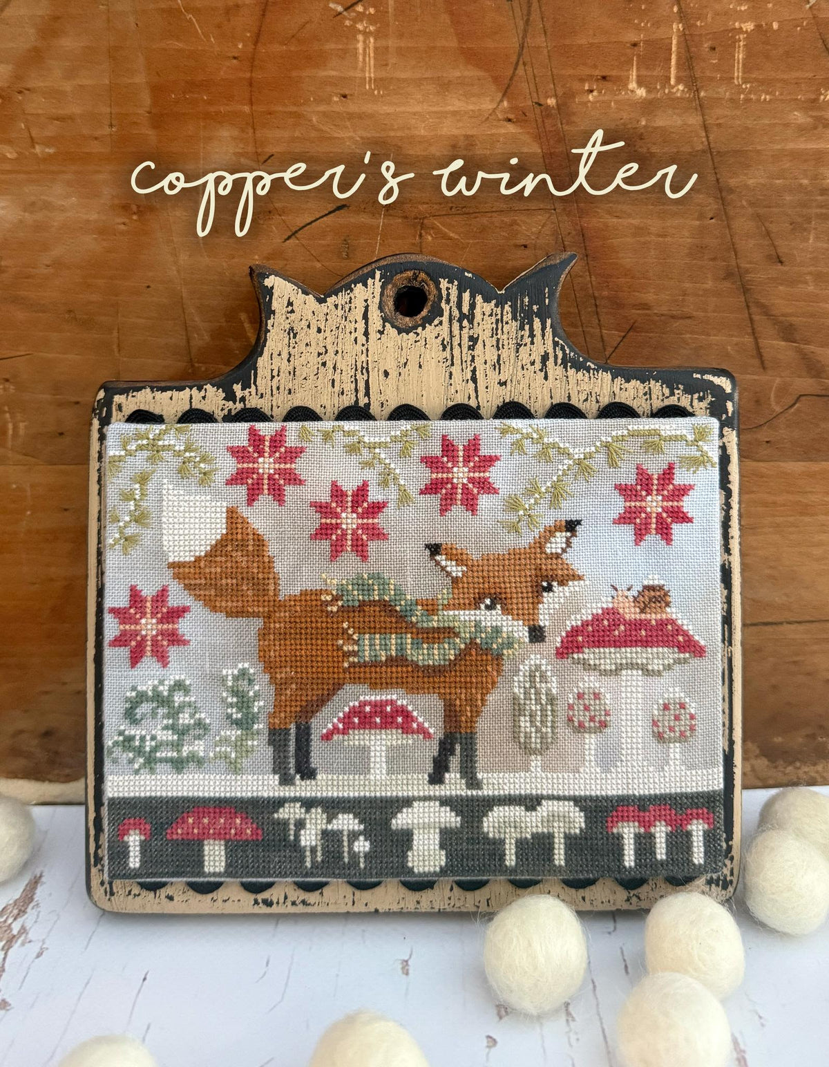 Hello Winter Booklet Cross Stitch by Teresa Kogut - Paper Pattern