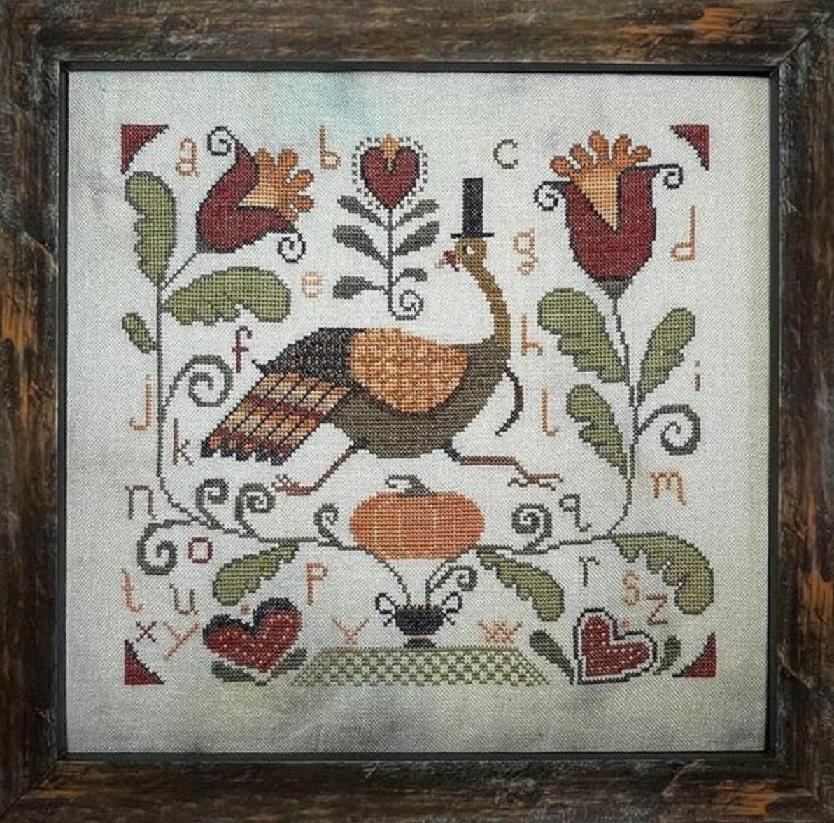 Hello Autumn Book - 8 Designs - Cross Stitch by Teresa Kogut - Paper Pattern