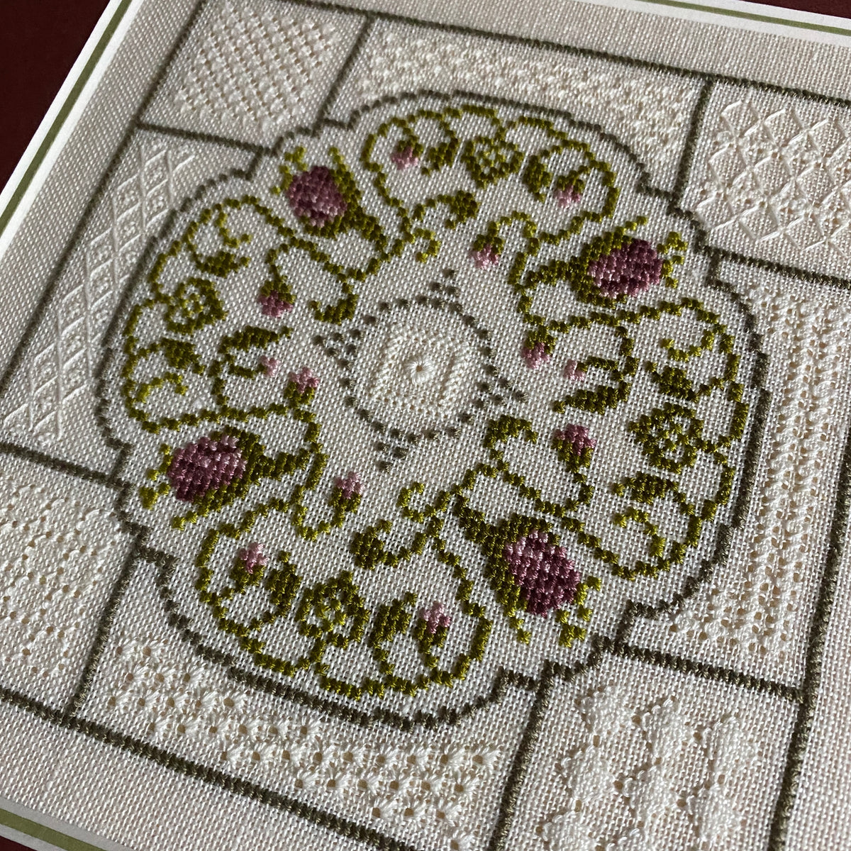Lady Catherine Cross Stitch by Jean Farish Needleworks - Paper Pattern