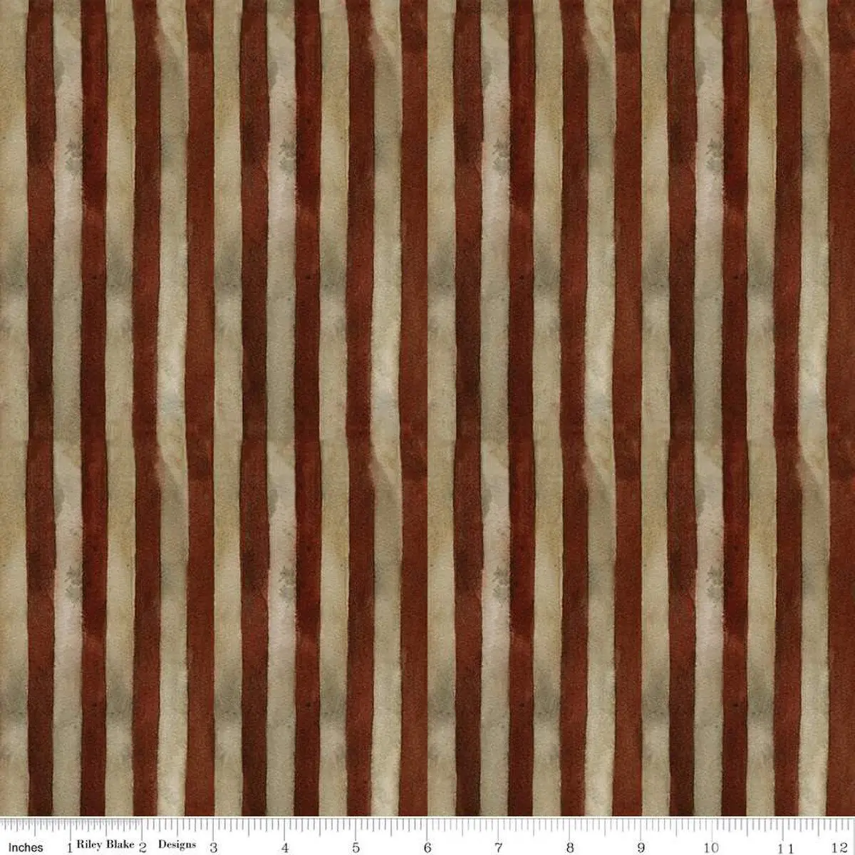 Bright Stars | C13107 | Stripes - Red