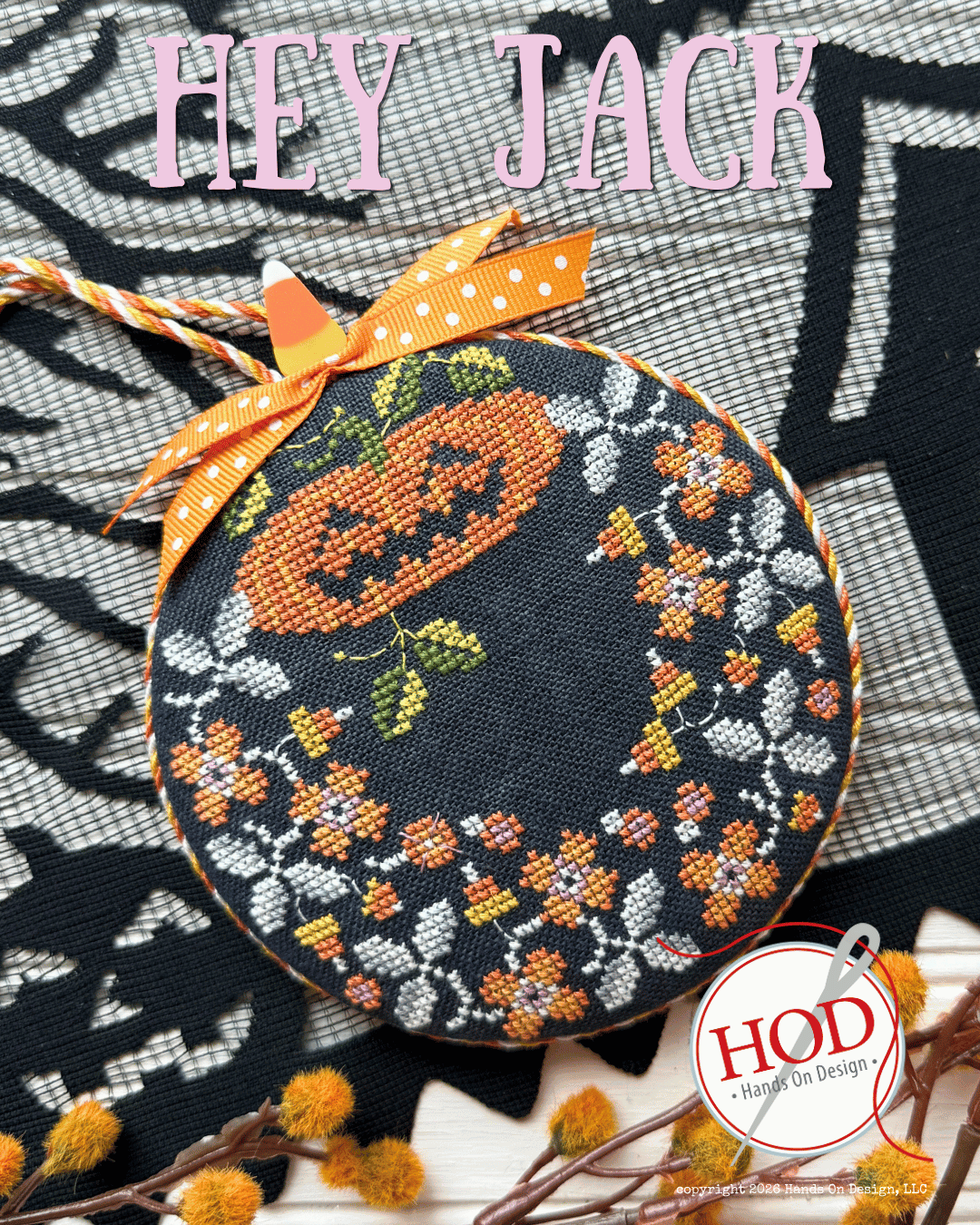 Hey Jack Cross Stitch by Hands on Design - Paper Pattern