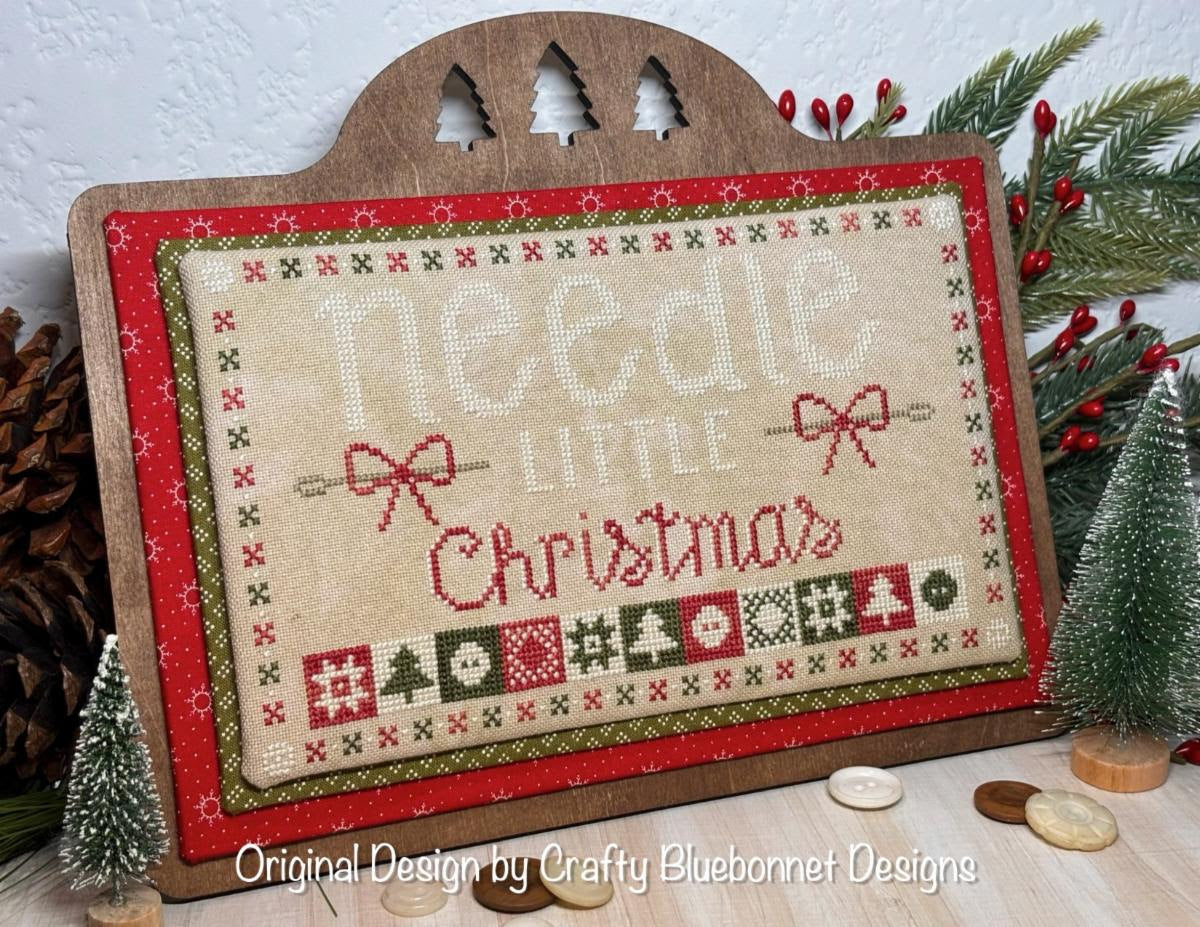 Needle Little Christmas Cross Stitch by Crafty Bluebonnet Designs - Paper Pattern