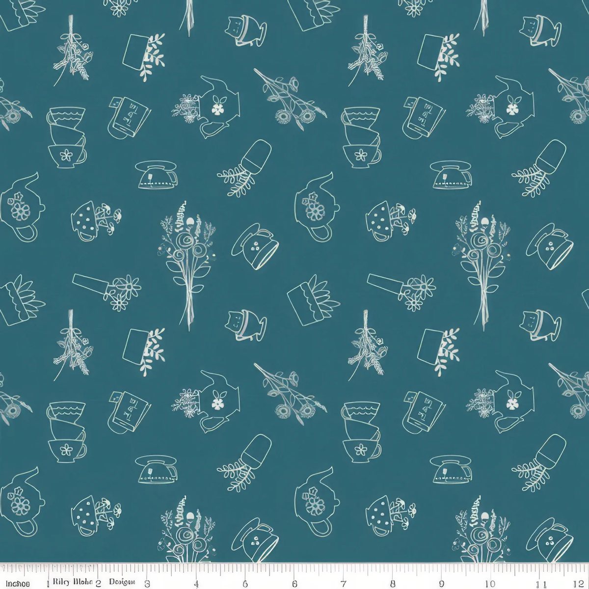 Afternoon Tea | C14031 | Sketches - Colonial Blue