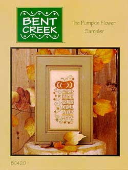 Pumpkin Flower Sampler REPRINT by Bent Creek - Paper Pattern