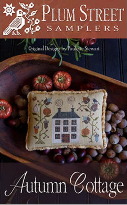 Autumn Cottage by Plum Street Samplers - Paper Pattern