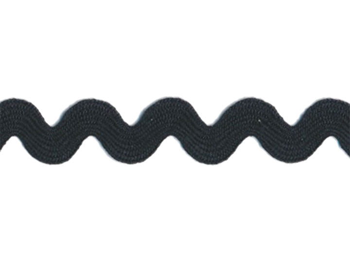 Large Ric Rac Trim, 11/16 inch - Black
