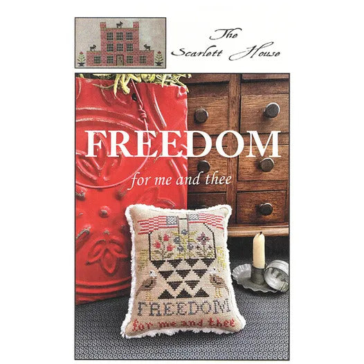 Freedom Cross Stitch by The Scarlett House - Paper Pattern