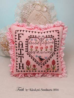 Faith Cross Stitch by Kiralyn&#39;s Needlearts - PAPER Pattern