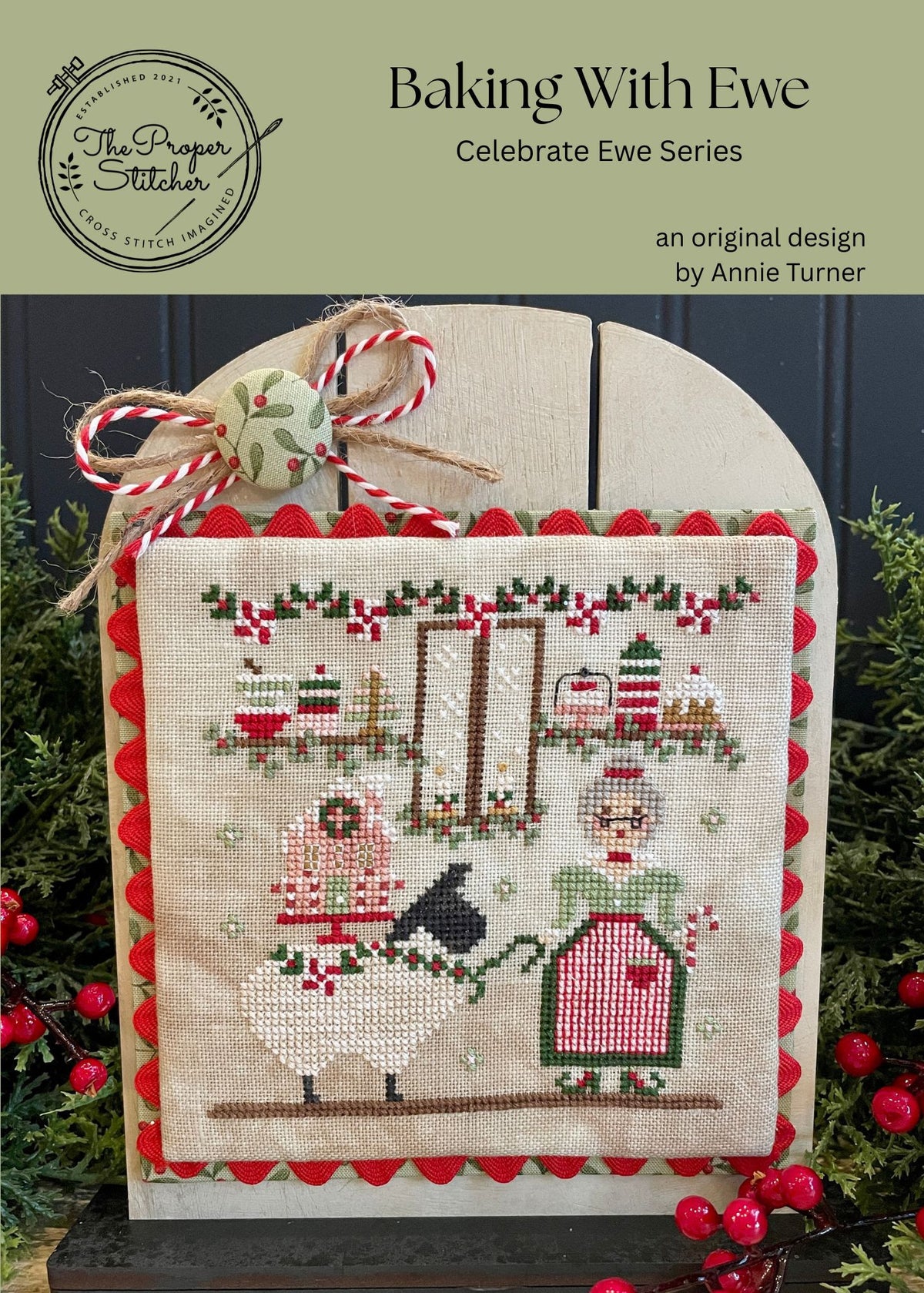 Baking with Ewe Cross Stitch by The Proper Stitcher - Paper Pattern