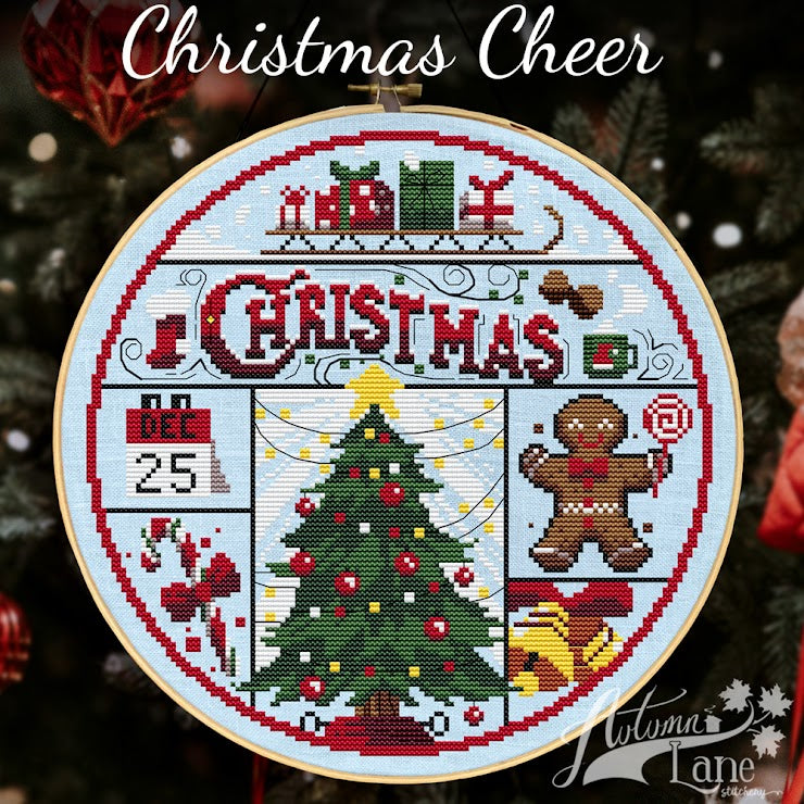 Christmas Cheer by Autumn Lane Stitchery - Paper Pattern