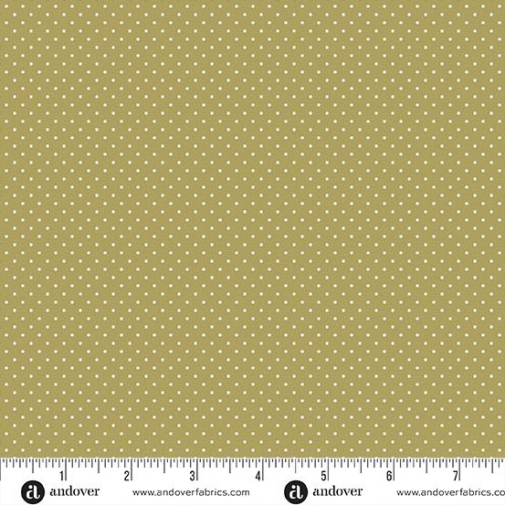 A Woodsy Cottage | A-1367-G | Dots - Olive