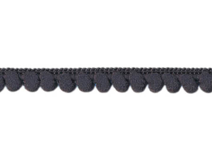 10 MM &quot;BABY BALL FRINGE&quot; - Grey