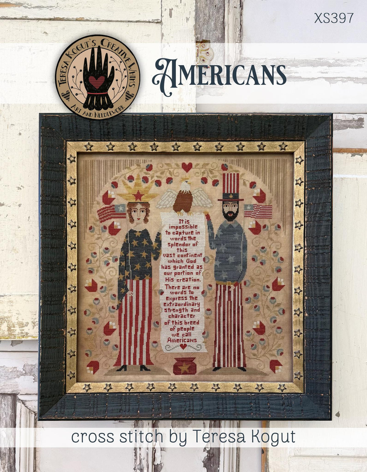 Americans Cross Stitch by Teresa Kogut - Paper Pattern