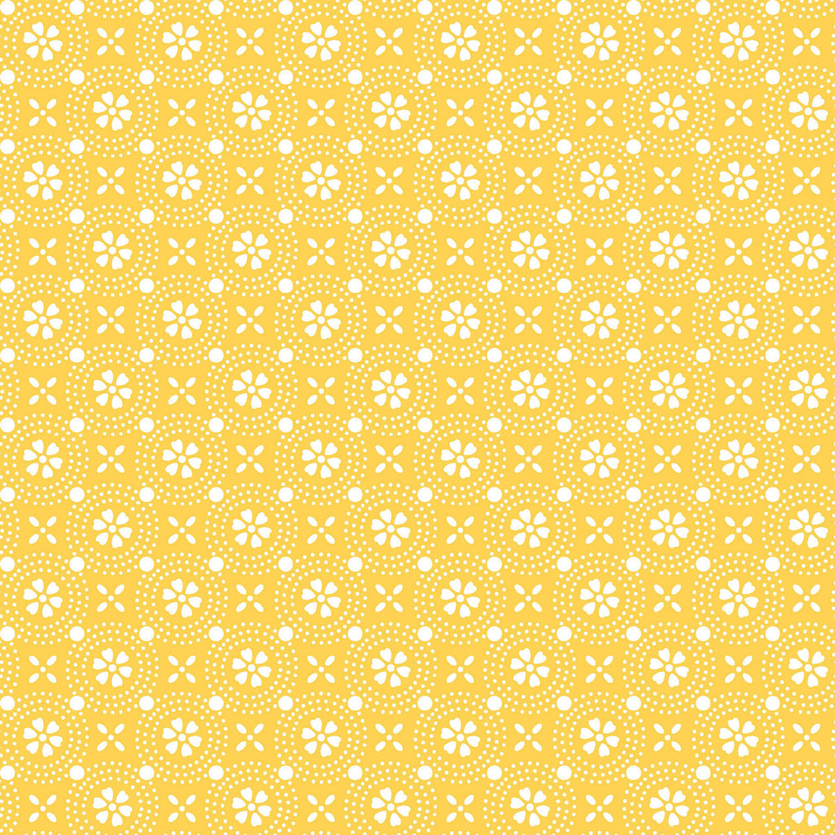Slippin' On Sunshine | MAS8241 | Dotted Circles - Yellow