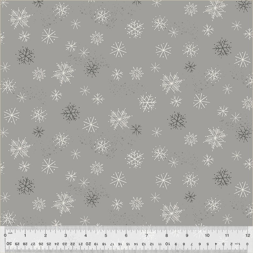 Aspen | 54045-3 | Gray - Snowflakes