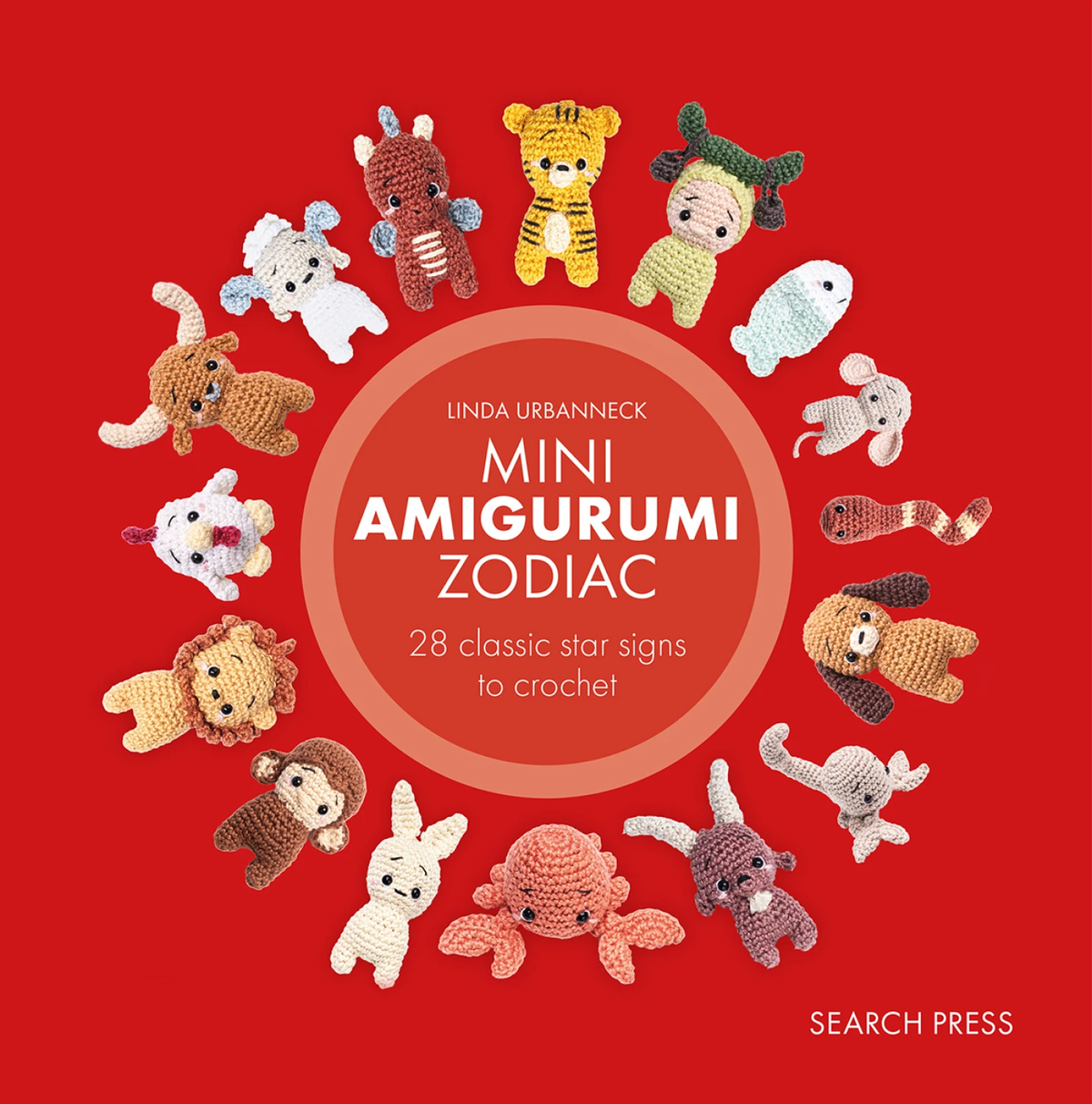 Mini Amigurumi Zodiac Crochet Book by Linda Urbanneck - Paper Pattern