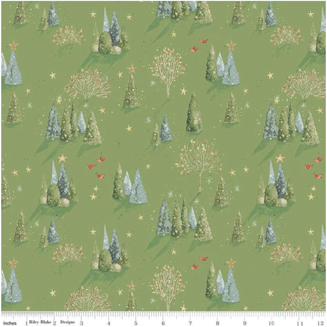 Magical Winterland | C14941 | Tress - Green
