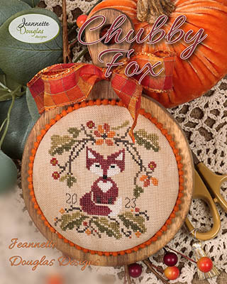 Chubby Fox Cross Stitch by Jeannette Douglas Designs - Paper Pattern